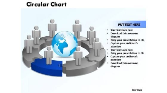 PowerPoint Designs Circular Chart With Globe Ppt Design