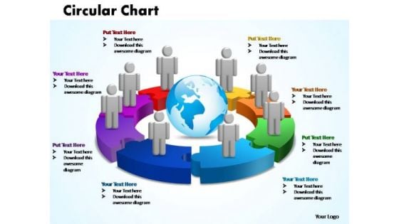 PowerPoint Designs Circular Chart With Globe Ppt Templates