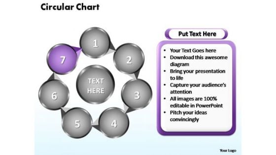 PowerPoint Designs Circular Flow Chart Ppt Slide