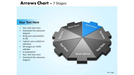 PowerPoint Designs Company Arrows Chart Ppt Presentation