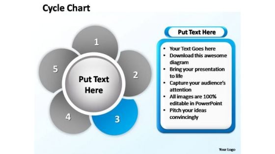 PowerPoint Designs Company Cycle Chart Ppt Process