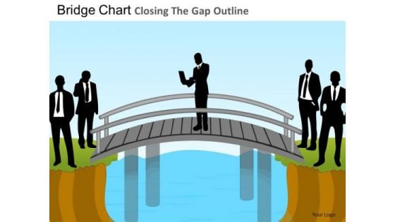 PowerPoint Designs Corporate Teamwork Bridge Chart Ppt Layout