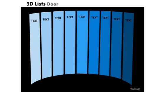 PowerPoint Designs Cycle Process List Door Ppt Slides