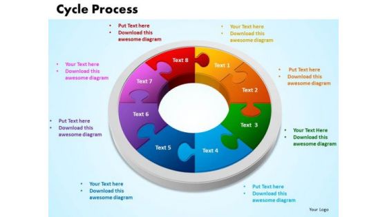 PowerPoint Designs Cycle Process Success Ppt Slides