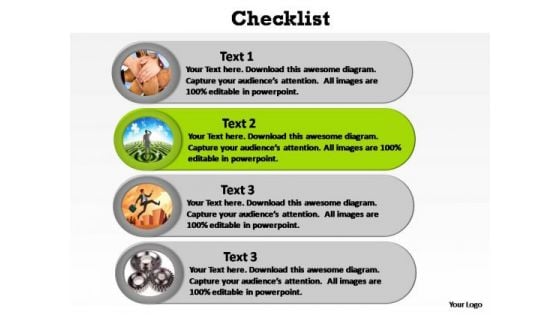 PowerPoint Designs Diagram Checklist Ppt Theme
