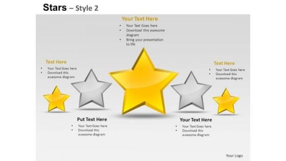 PowerPoint Designs Diagram Stars Ppt Layouts