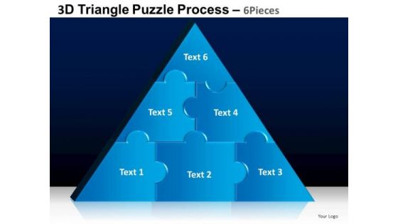 PowerPoint Designs Diagram Triangle Puzzle Ppt Templates