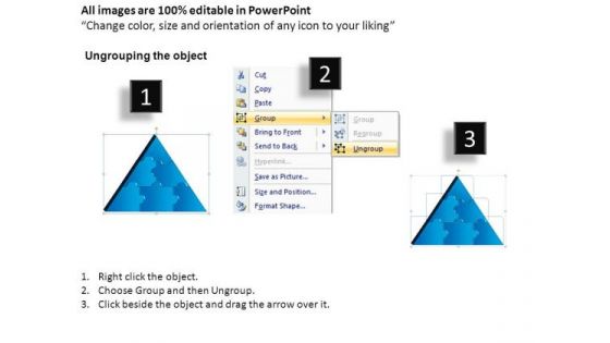 PowerPoint Designs Diagram Triangle Puzzle Ppt Templates