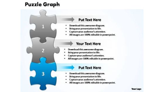 PowerPoint Designs Download Business Puzzle Graph Ppt Presentation