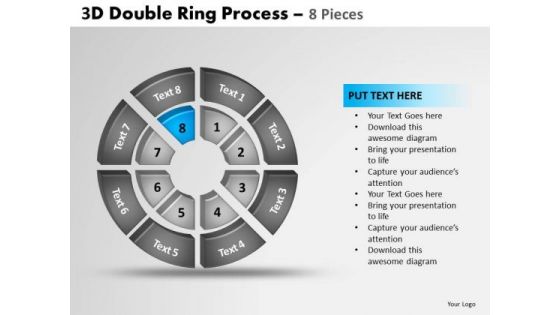 PowerPoint Designs Download Double Ring Ppt Backgrounds