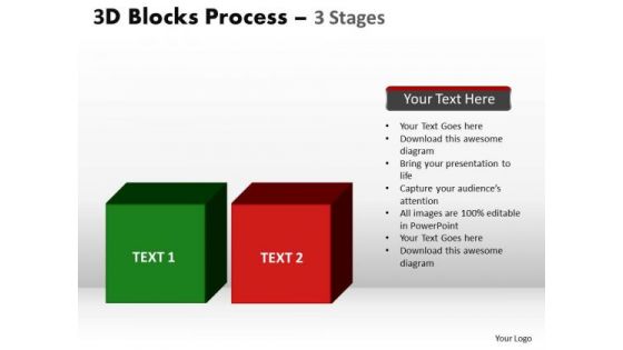 PowerPoint Designs Editable Blocks Process Ppt Design Slides