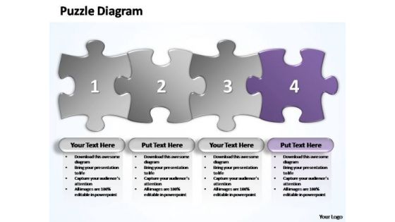 PowerPoint Designs Editable Business Stages Puzzle Ppt Design Slides