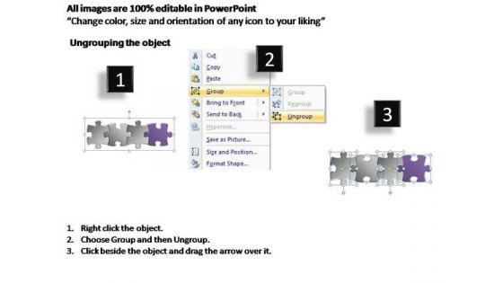 PowerPoint Designs Editable Business Stages Puzzle Ppt Design Slides