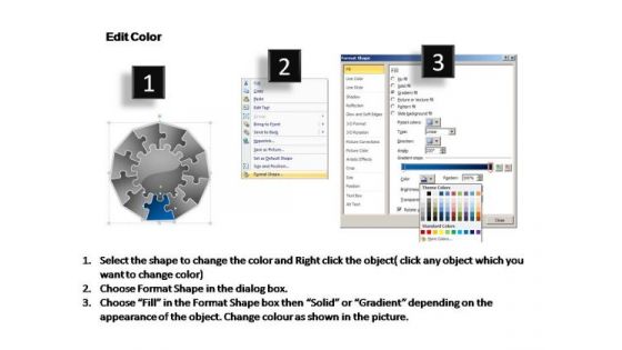PowerPoint Designs Editable Multiple Jigsaw Ppt Presentation
