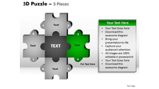 PowerPoint Designs Editable Puzzle Pieces Ppt Theme
