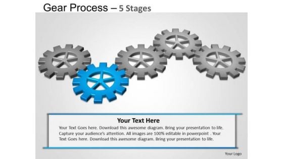 PowerPoint Designs Education Gears Process Ppt Template