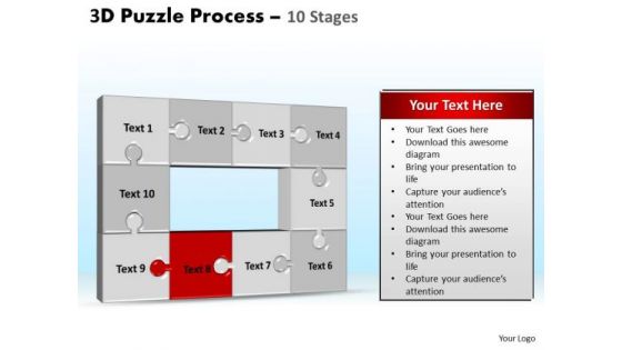 PowerPoint Designs Education Puzzle Process Ppt Theme