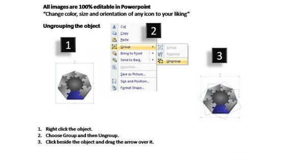 PowerPoint Designs Education Puzzle Structure Ppt Design