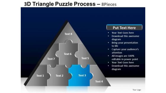 PowerPoint Designs Education Triangle Puzzle Ppt Designs