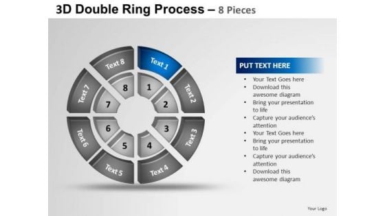 PowerPoint Designs Global Double Ring Ppt Themes