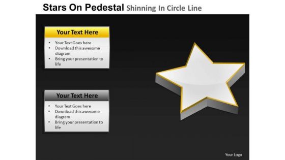 PowerPoint Designs Global Pedestal Shinning Ppt Design