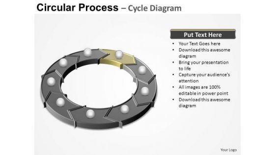 PowerPoint Designs Graphic Circular Process Ppt Slide