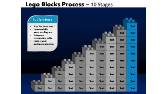 PowerPoint Designs Graphic Lego Blocks Ppt Template