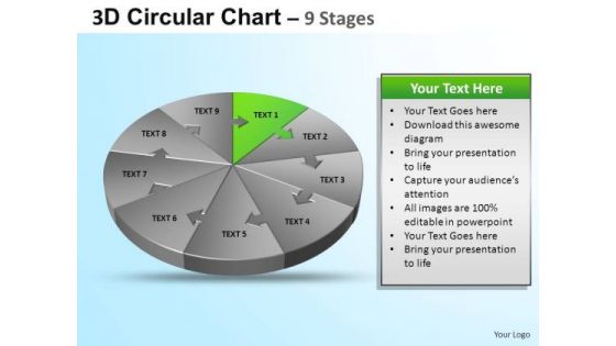 PowerPoint Designs Growth Circular Ppt Template