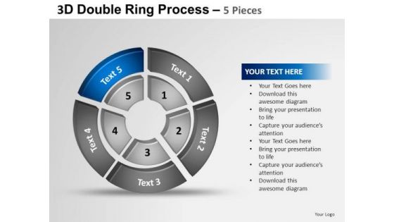 PowerPoint Designs Growth Double Ring Ppt Design Slides