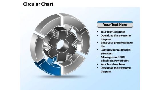 PowerPoint Designs Growth Interconnected Circular Chart Ppt Layout