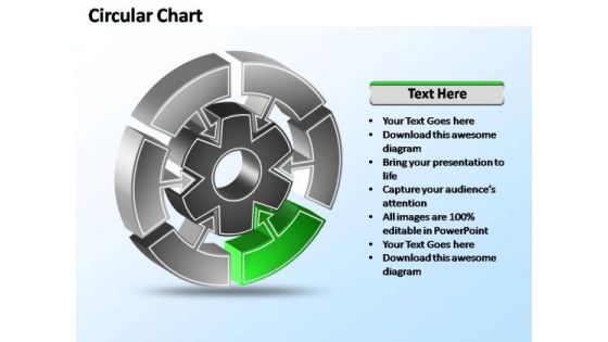 PowerPoint Designs Growth Interconnected Circular Chart Ppt Layouts