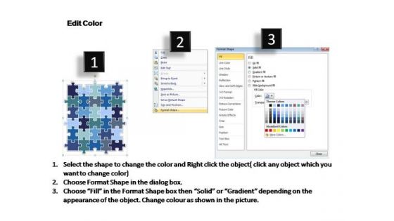 PowerPoint Designs Growth Puzzle Matrix Ppt Slides