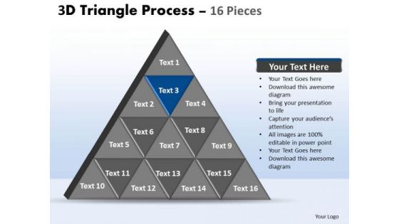 PowerPoint Designs Growth Triangle Process Ppt Slides