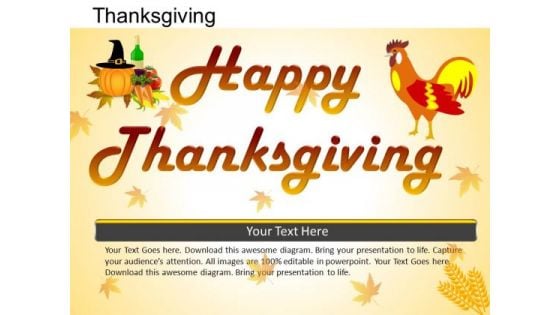 PowerPoint Designs Happy Thanksgiving Ppt Design