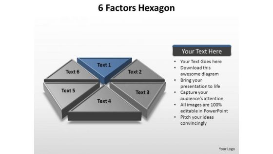 PowerPoint Designs Leadership Factors Hexagon Ppt Templates