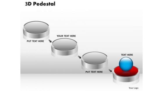 PowerPoint Designs Marketing 3d Pedestal Ppt Process