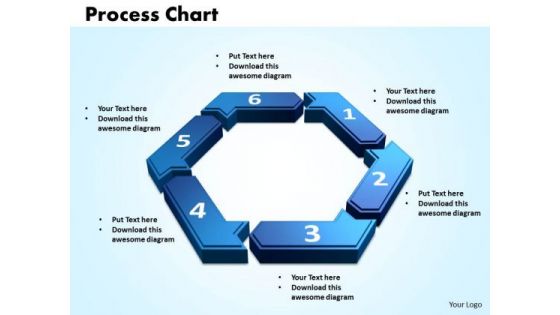 PowerPoint Designs Process Chart Strategy Ppt Slide
