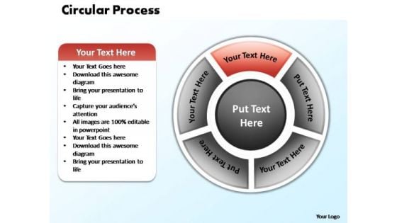 PowerPoint Designs Process Circular Process Ppt Themes