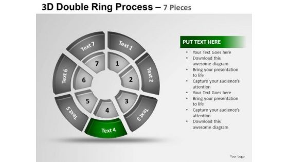 PowerPoint Designs Process Double Ring Ppt Backgrounds