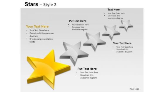 PowerPoint Designs Process Stars Ppt Layouts