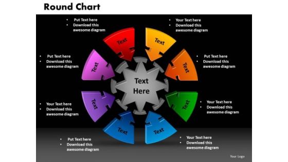 PowerPoint Designs Round Chart Business Ppt Presentation Designs