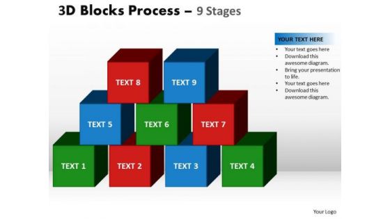 PowerPoint Designs Sales Blocks Process Ppt Presentation