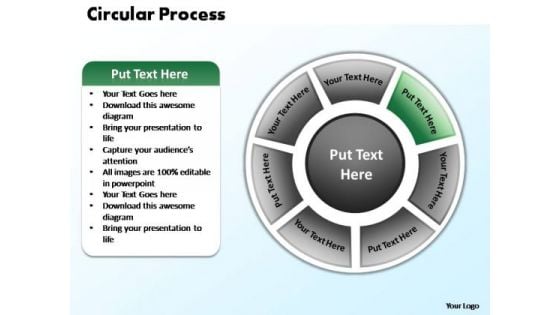 PowerPoint Designs Sales Circular Process Ppt Slides