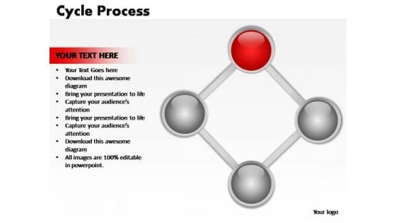 PowerPoint Designs Sales Cycle Process  Ppt Backgrounds