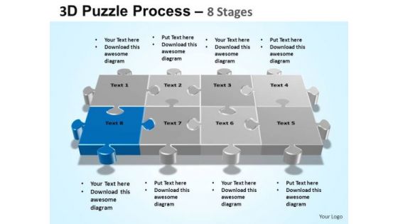 PowerPoint Designs Sales Puzzle Process Ppt Themes