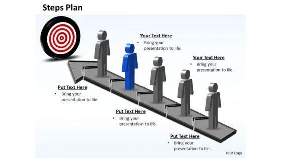 PowerPoint Designs Sales Steps Plan 5 Stages Style 6 Ppt Themes