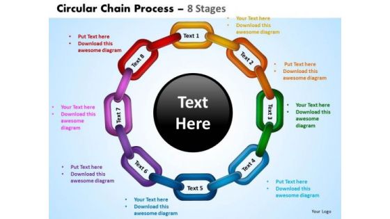 PowerPoint Designs Strategy Circular Chain Ppt Process