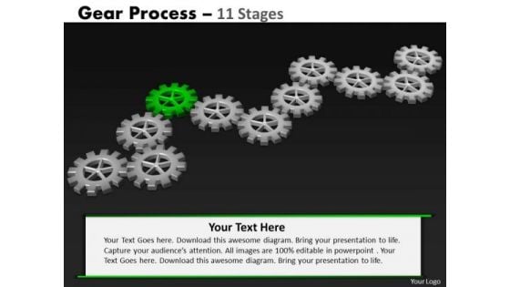 PowerPoint Designs Strategy Gears Process Ppt Presentation