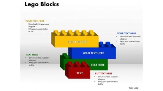 PowerPoint Designs Strategy Lego Ppt Slides