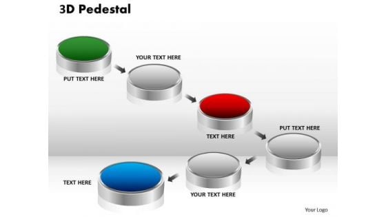 PowerPoint Designs Success 3d Pedestal Ppt Presentation